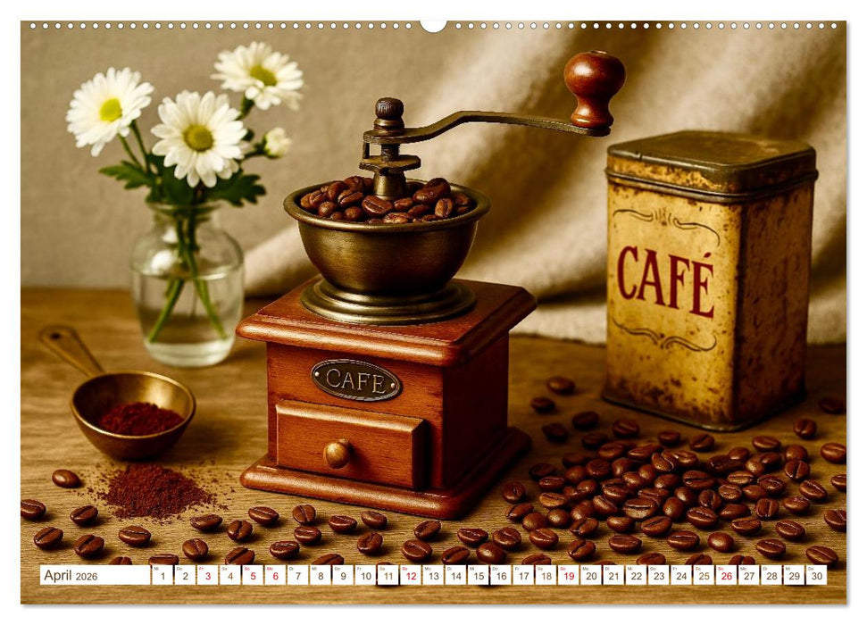 Heißer Kaffee (CALVENDO Premium Wandkalender 2026)