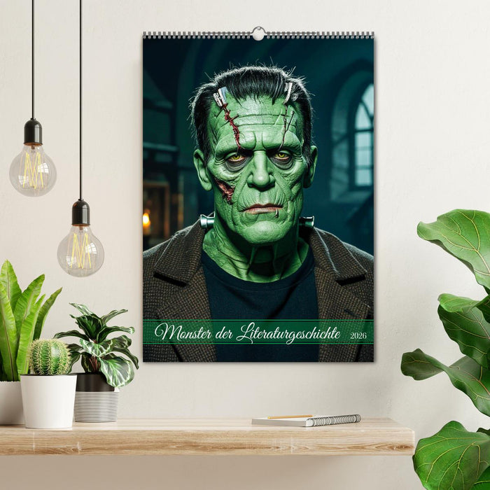 Monster der Literaturgeschichte (CALVENDO Wandkalender 2026)