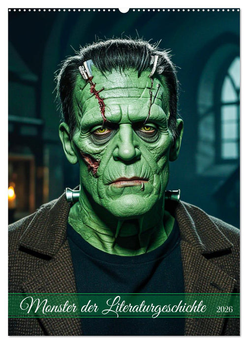 Monster der Literaturgeschichte (CALVENDO Wandkalender 2026)