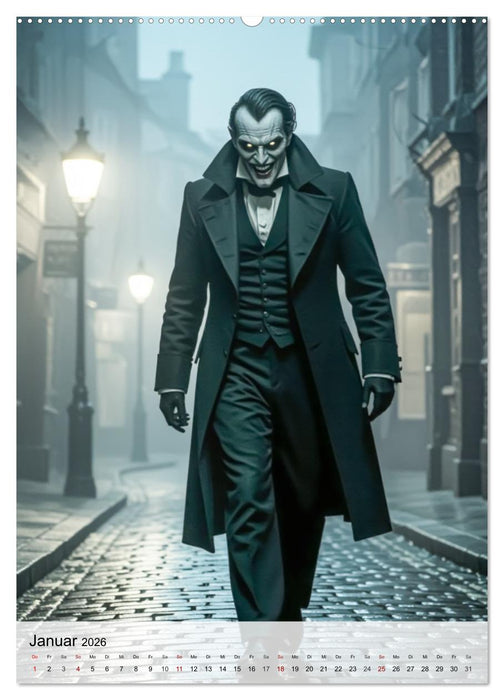 Monster der Literaturgeschichte (CALVENDO Wandkalender 2026)