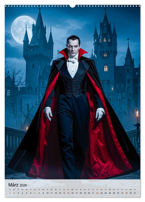 Monster der Literaturgeschichte (CALVENDO Premium Wandkalender 2026)