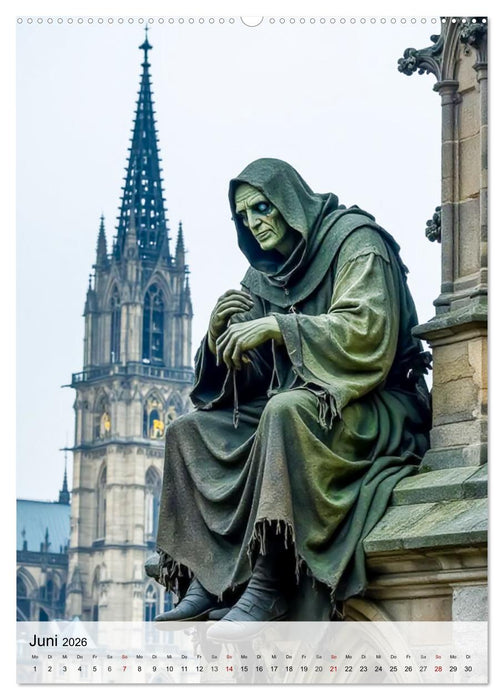 Monster der Literaturgeschichte (CALVENDO Premium Wandkalender 2026)