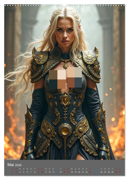 Wunderschöne Amazonen (CALVENDO Wandkalender 2026)