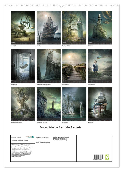 Traumbilder im Reich der Fantasie (CALVENDO Wandkalender 2026)