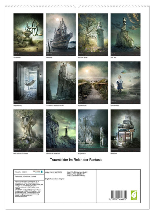 Traumbilder im Reich der Fantasie (CALVENDO Premium Wandkalender 2026)