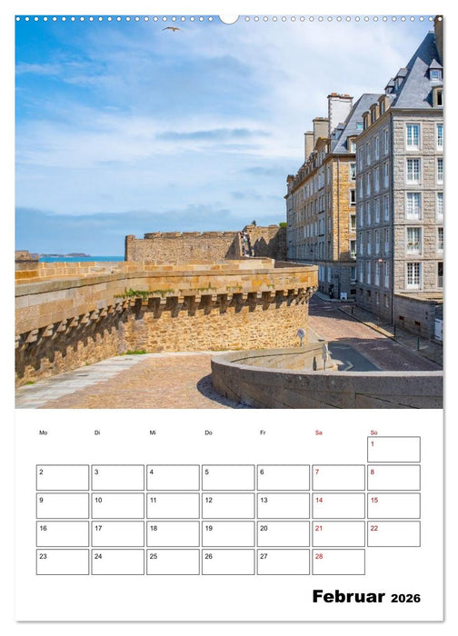 Saint Malo - Reiseplaner (CALVENDO Wandkalender 2026)