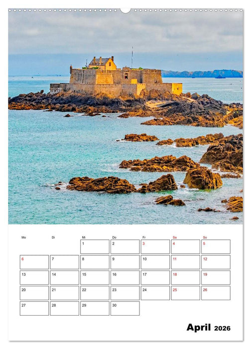 Saint Malo - Reiseplaner (CALVENDO Wandkalender 2026)