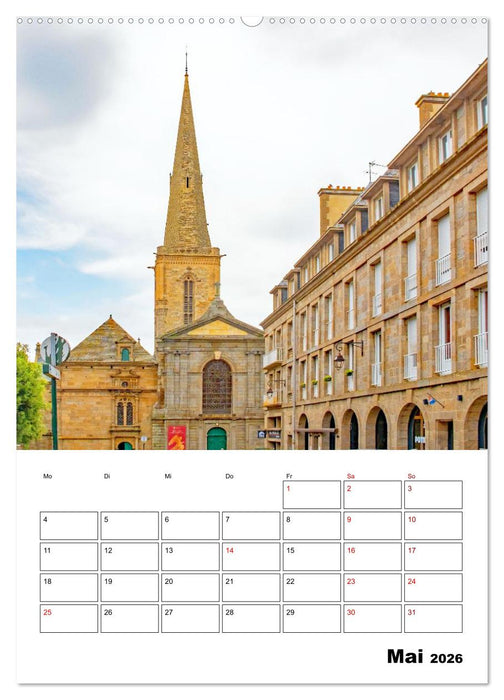 Saint Malo - Reiseplaner (CALVENDO Wandkalender 2026)
