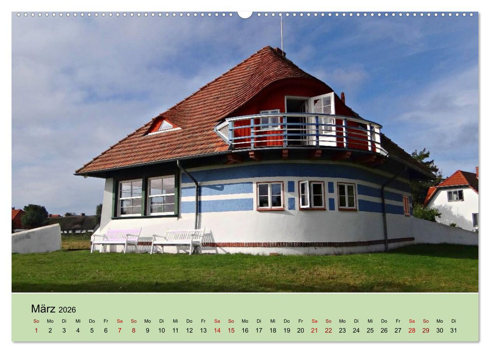 Ostsee von Heringsdorf bis Hiddensee (CALVENDO Wandkalender 2026)