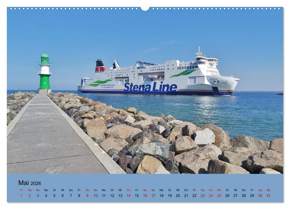 Ostsee von Heringsdorf bis Hiddensee (CALVENDO Wandkalender 2026)