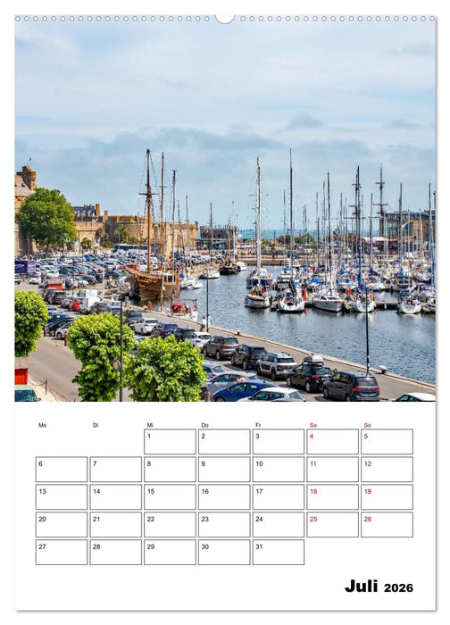 Saint Malo - Reiseplaner (CALVENDO Premium Wandkalender 2026)