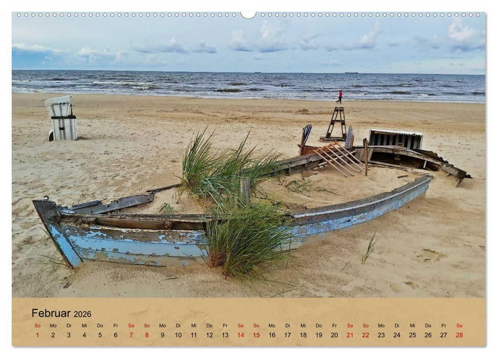 Ostsee von Heringsdorf bis Hiddensee (CALVENDO Premium Wandkalender 2026)