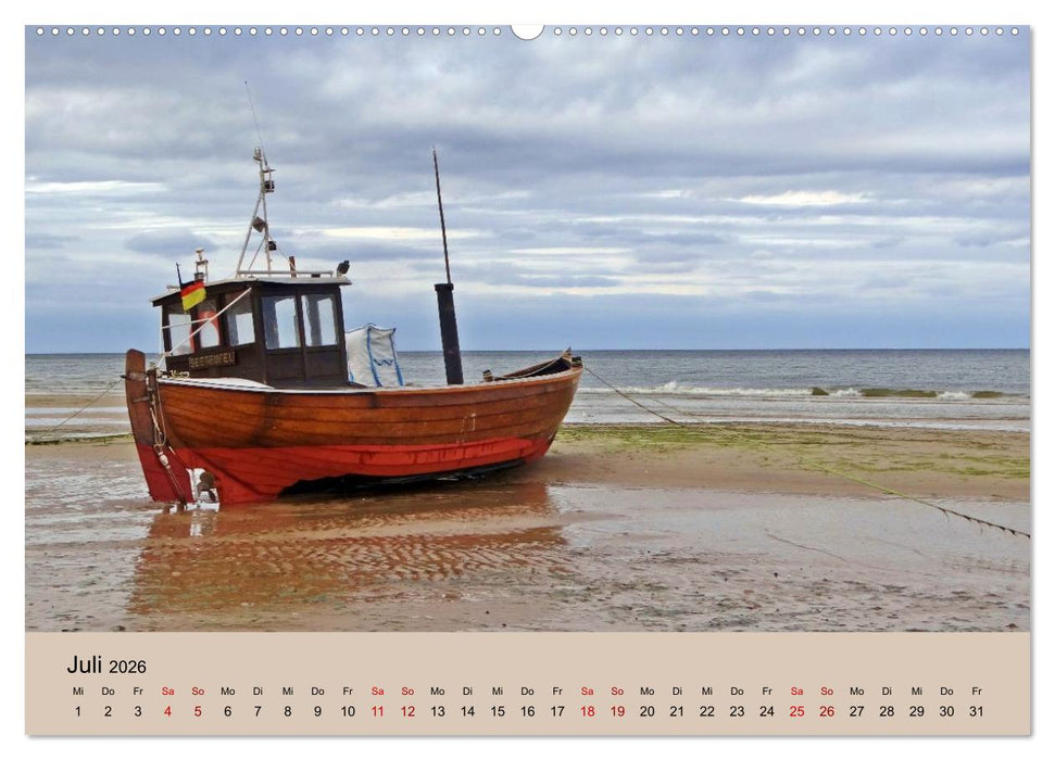 Ostsee von Heringsdorf bis Hiddensee (CALVENDO Premium Wandkalender 2026)