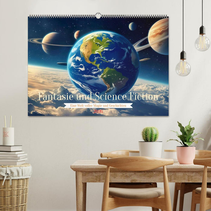 Fantasie und Science Fiction (CALVENDO Wandkalender 2026)