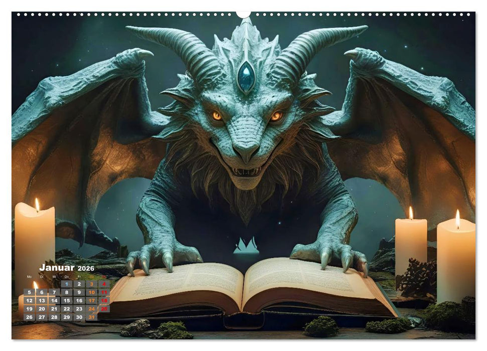 Fantasie und Science Fiction (CALVENDO Wandkalender 2026)