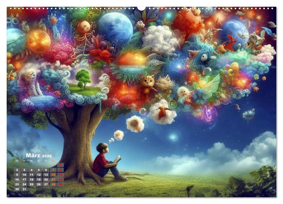 Fantasie und Science Fiction (CALVENDO Wandkalender 2026)
