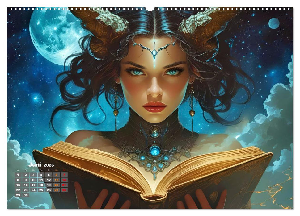 Fantasie und Science Fiction (CALVENDO Wandkalender 2026)