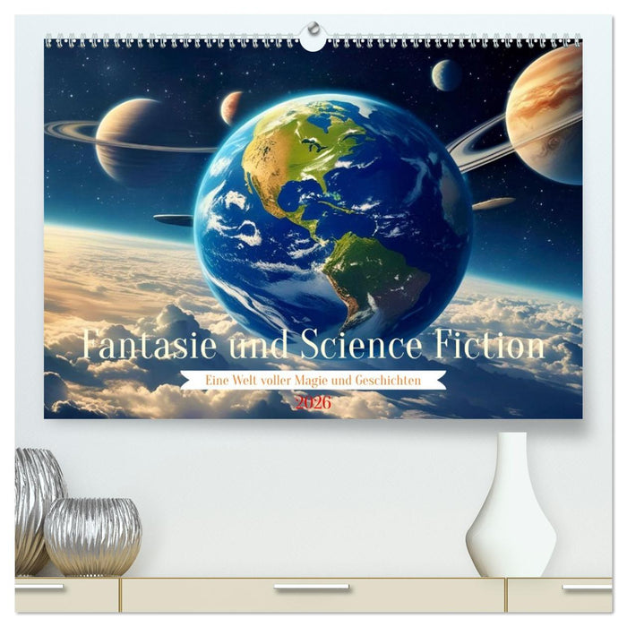 Fantasie und Science Fiction (CALVENDO Premium Wandkalender 2026)