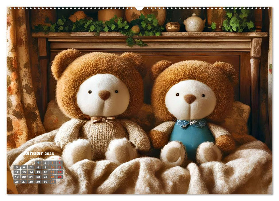 Kuscheliges & Knuddeliges (CALVENDO Premium Wandkalender 2026)