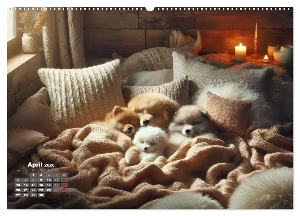Kuscheliges & Knuddeliges (CALVENDO Premium Wandkalender 2026)