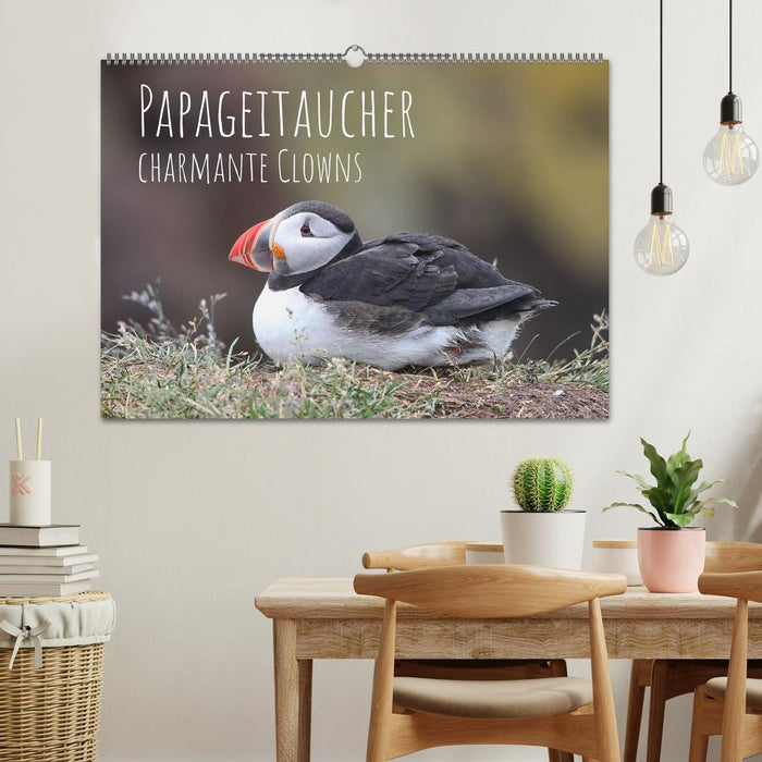 Papageitaucher - charmante Clowns (CALVENDO Wandkalender 2026)