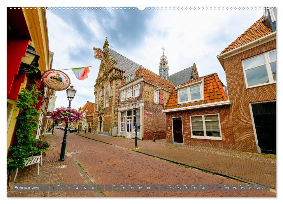 Ein Blick auf Hoorn (CALVENDO Wandkalender 2026)
