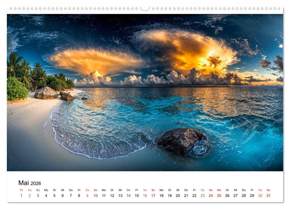 Inseln der Sehnsucht - Versteckte Paradiese (CALVENDO Wandkalender 2026)