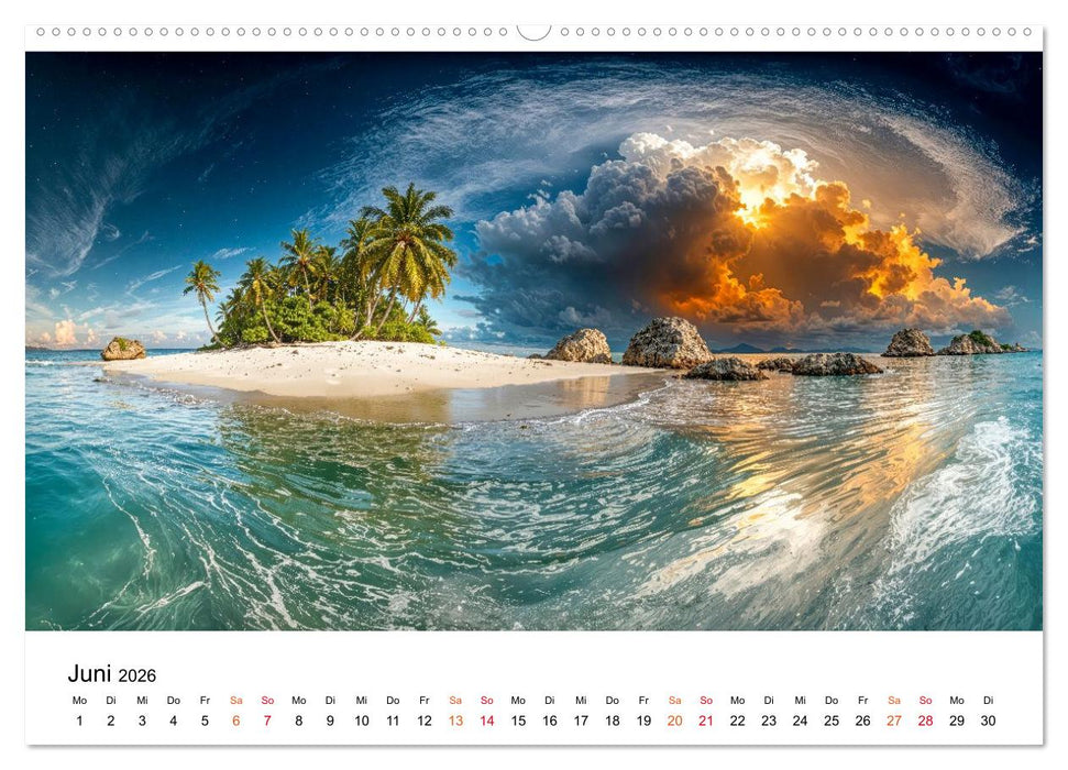 Inseln der Sehnsucht - Versteckte Paradiese (CALVENDO Premium Wandkalender 2026)
