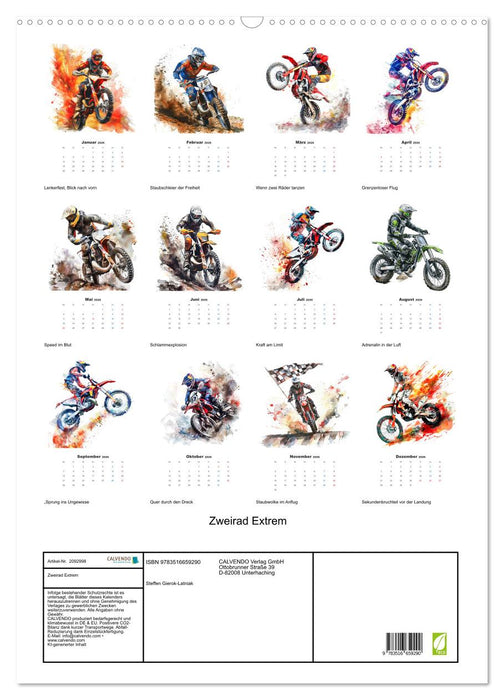 Zweirad Extrem (CALVENDO Wandkalender 2026)