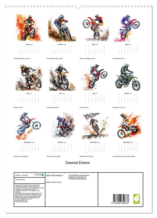 Zweirad Extrem (CALVENDO Premium Wandkalender 2026)