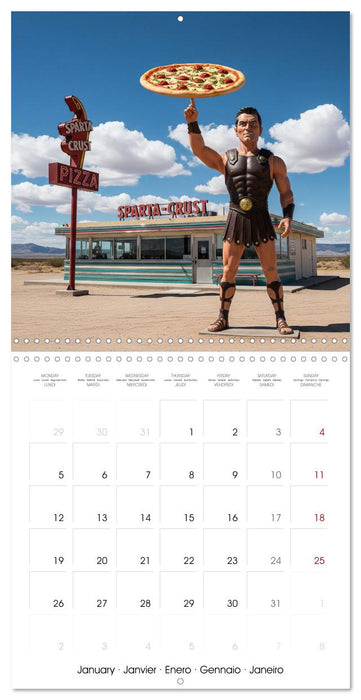 Diner nostalgia (CALVENDO Monthly Calendar 2026)