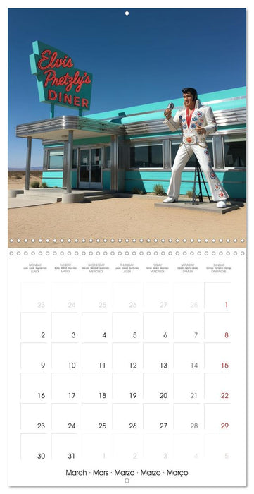 Diner nostalgia (CALVENDO Monthly Calendar 2026)