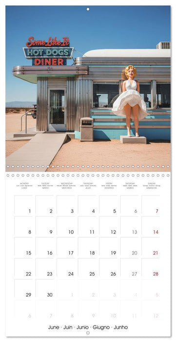 Diner nostalgia (CALVENDO Monthly Calendar 2026)