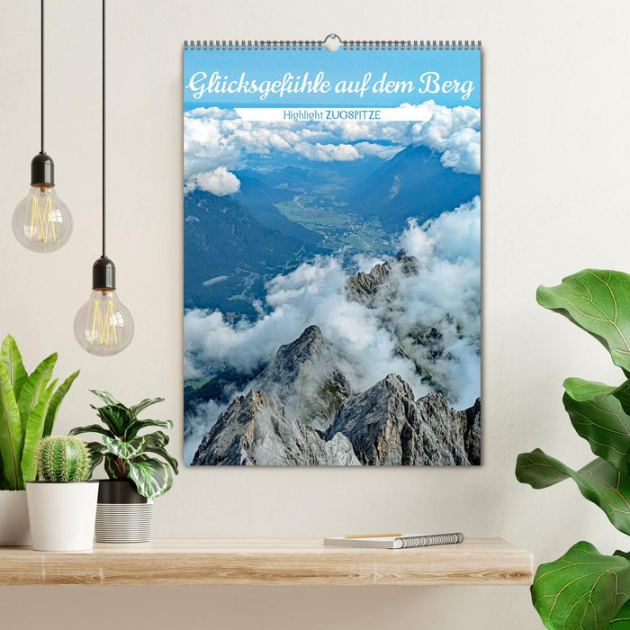 Glücksgefühle auf dem Berg - Highlight Zugspitze (CALVENDO Wandkalender 2026)