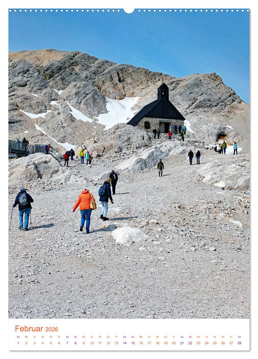 Glücksgefühle auf dem Berg - Highlight Zugspitze (CALVENDO Premium Wandkalender 2026)