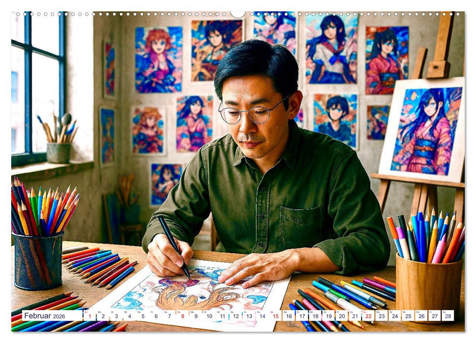 Typisch Japan. Wahrheiten und Klischees über die Japaner (CALVENDO Wandkalender 2026)