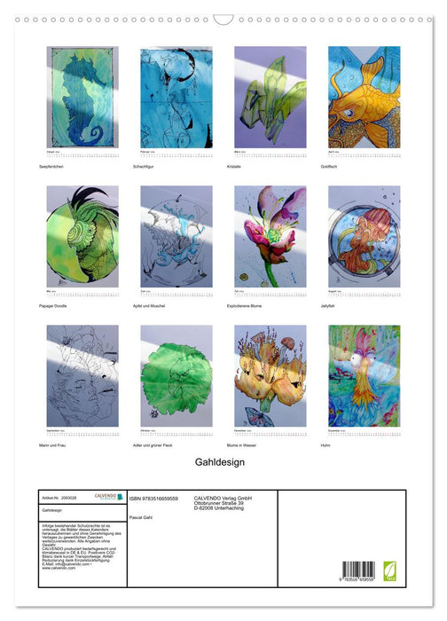 Gahldesign (CALVENDO Wandkalender 2026)