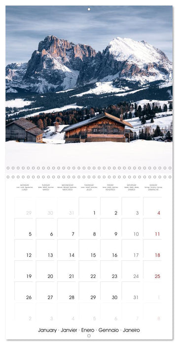 Whispers of the Dolomites (CALVENDO Monthly Calendar 2026)