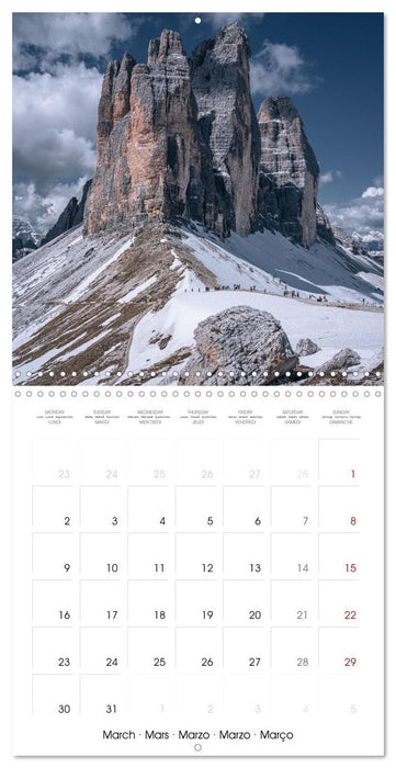 Whispers of the Dolomites (CALVENDO Monthly Calendar 2026)