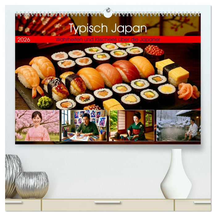 Typisch Japan. Wahrheiten und Klischees über die Japaner (CALVENDO Premium Wandkalender 2026)