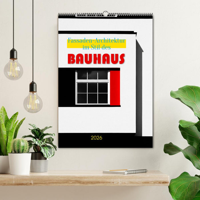 Fassaden-Architektur im Stil des BAUHAUS (CALVENDO Wandkalender 2026)