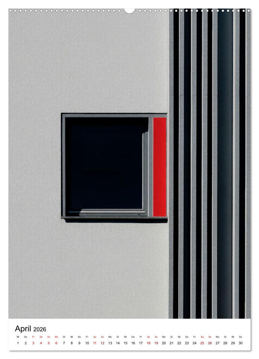 Fassaden-Architektur im Stil des BAUHAUS (CALVENDO Wandkalender 2026)