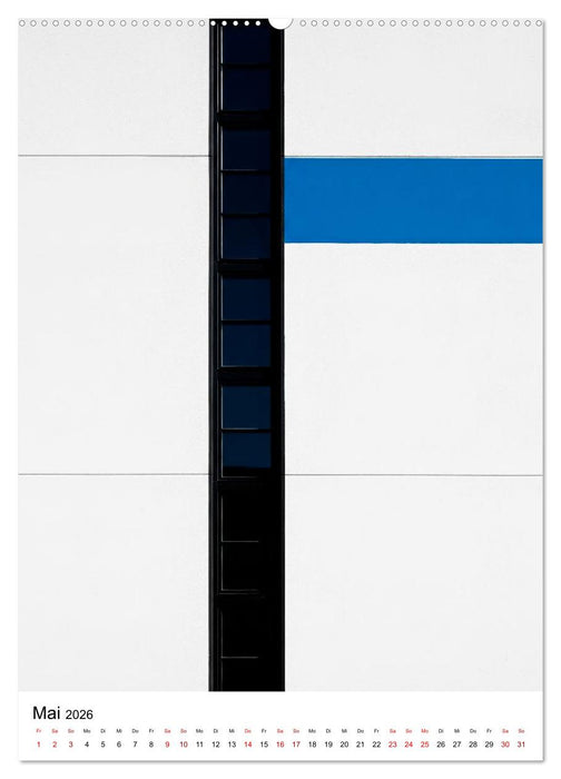Fassaden-Architektur im Stil des BAUHAUS (CALVENDO Wandkalender 2026)