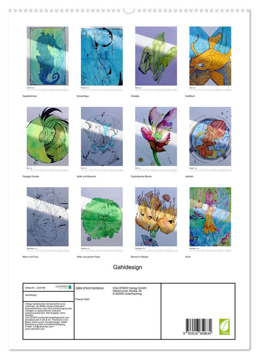 Gahldesign (CALVENDO Premium Wandkalender 2026)