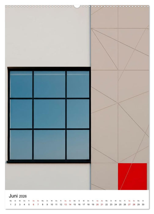 Fassaden-Architektur im Stil des BAUHAUS (CALVENDO Premium Wandkalender 2026)