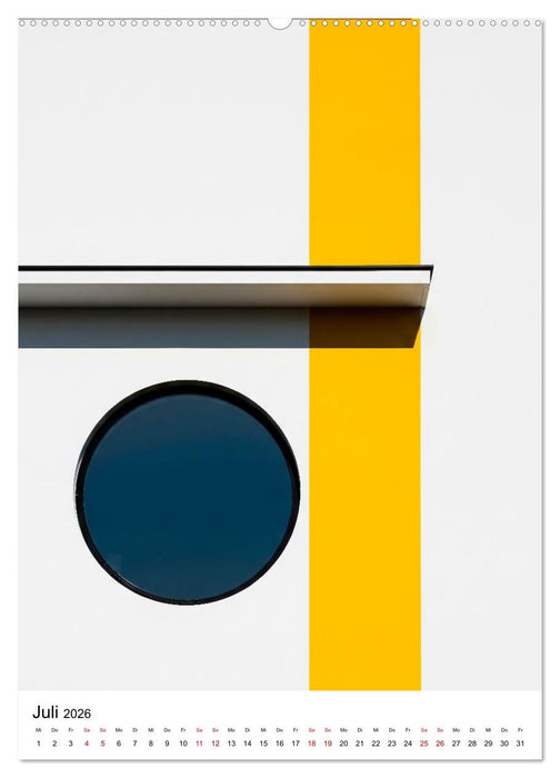 Fassaden-Architektur im Stil des BAUHAUS (CALVENDO Premium Wandkalender 2026)