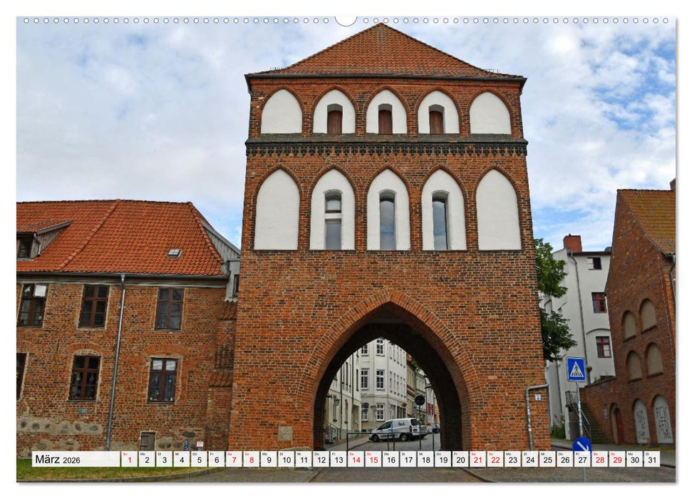 Stralsund, die wunderschöne Hansestadt am Strelasund (CALVENDO Wandkalender 2026)