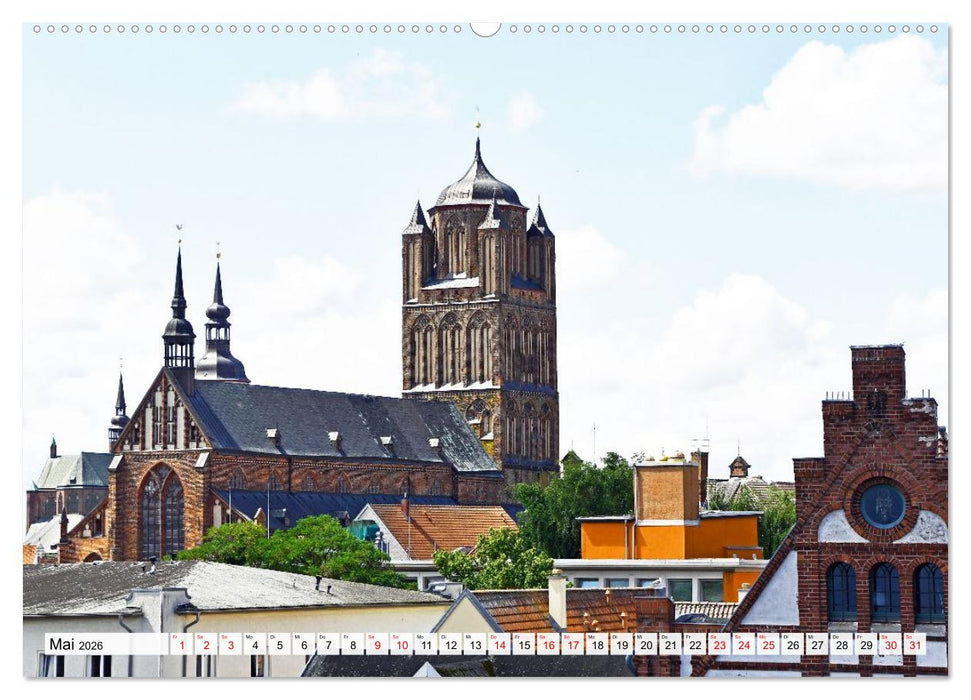 Stralsund, die wunderschöne Hansestadt am Strelasund (CALVENDO Wandkalender 2026)