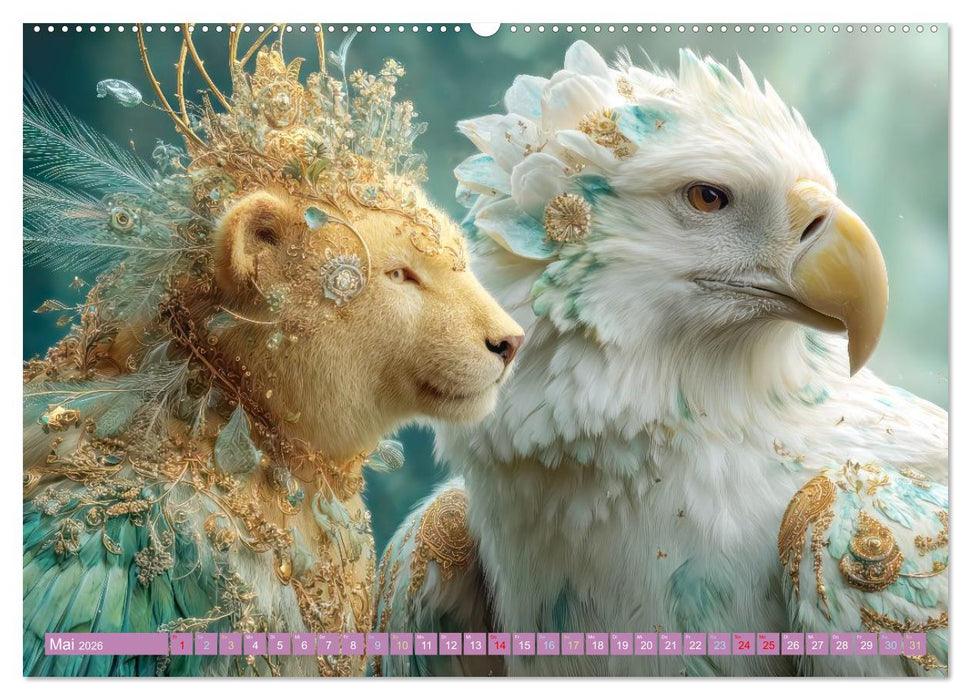 Humorvolle tierische Schöpfungen - Hybridtiere (CALVENDO Wandkalender 2026)