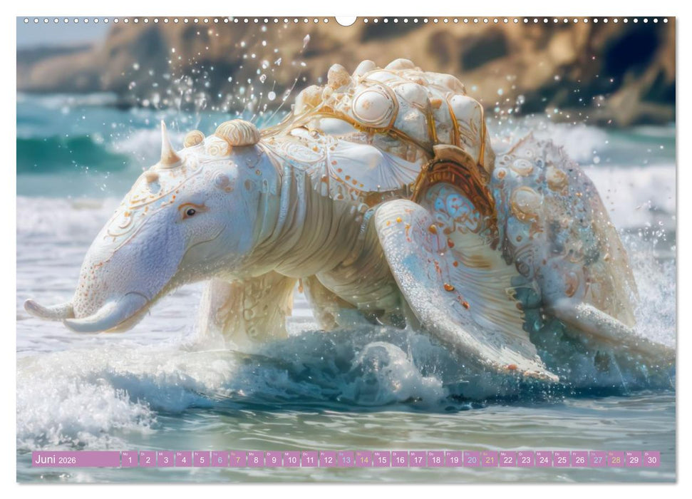 Humorvolle tierische Schöpfungen - Hybridtiere (CALVENDO Wandkalender 2026)